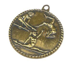Vintage 1998 Atlantic Gymnastics Bronze Medal Commemorative Collectible